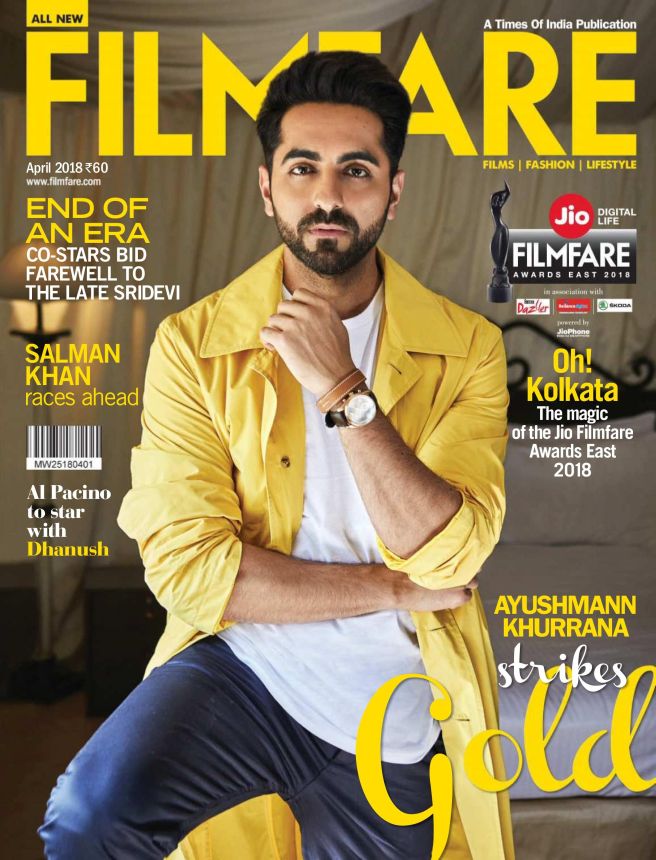 FILMFARE magazine side cover  April 2018