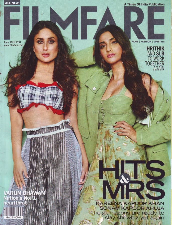FILMFARE magazine side cover  June 2018