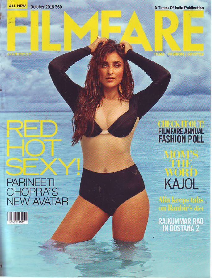 FILMFARE magazine side cover  October 2018