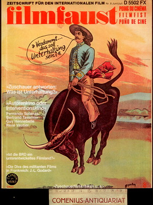 FILMFAUST magazine side cover Issue 8  1978