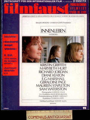 FILMFAUST magazine side cover Issue 11  1978