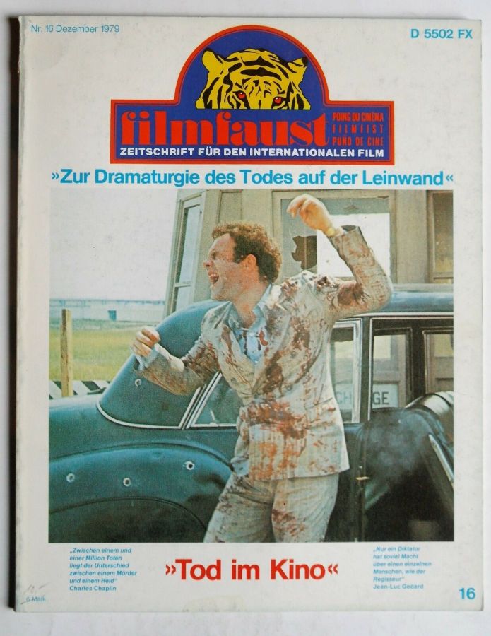 FILMFAUST magazine side cover Issue 16  1979