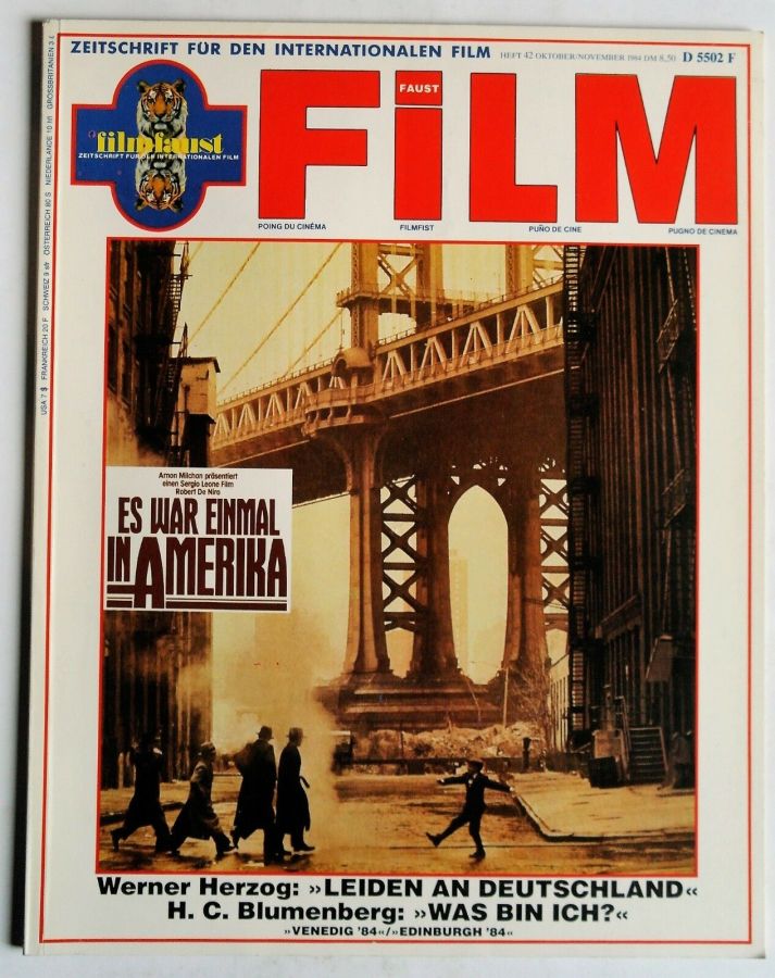 FILMFAUST magazine side cover Issue 42 October-November 1984