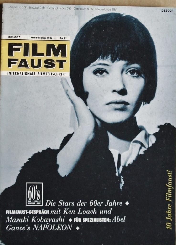 FILMFAUST magazine side cover Issue 56/57 January/February 1987