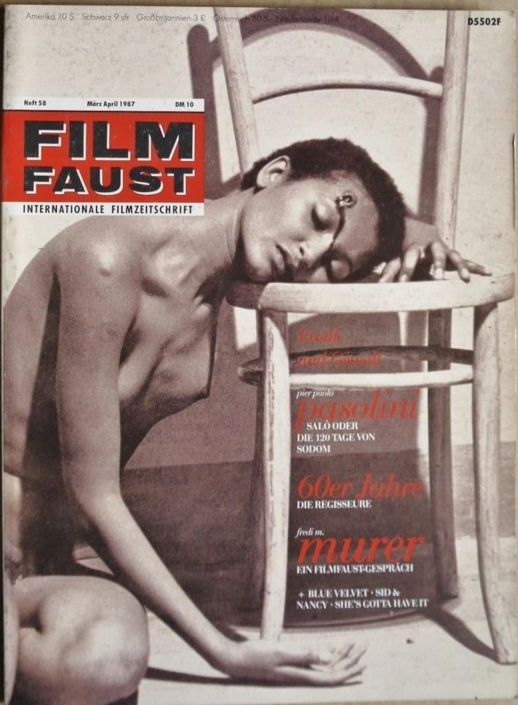 FILMFAUST magazine side cover Issue 58 March/April 1987