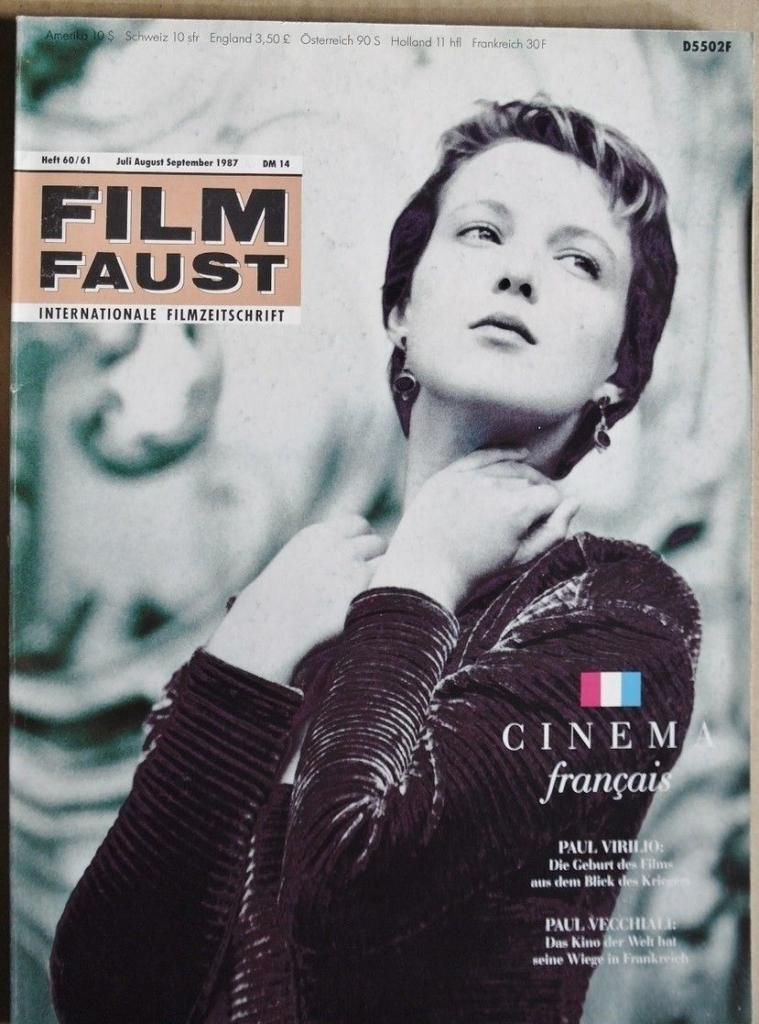 FILMFAUST magazine side cover Issue 60/61 July/August/September 1987