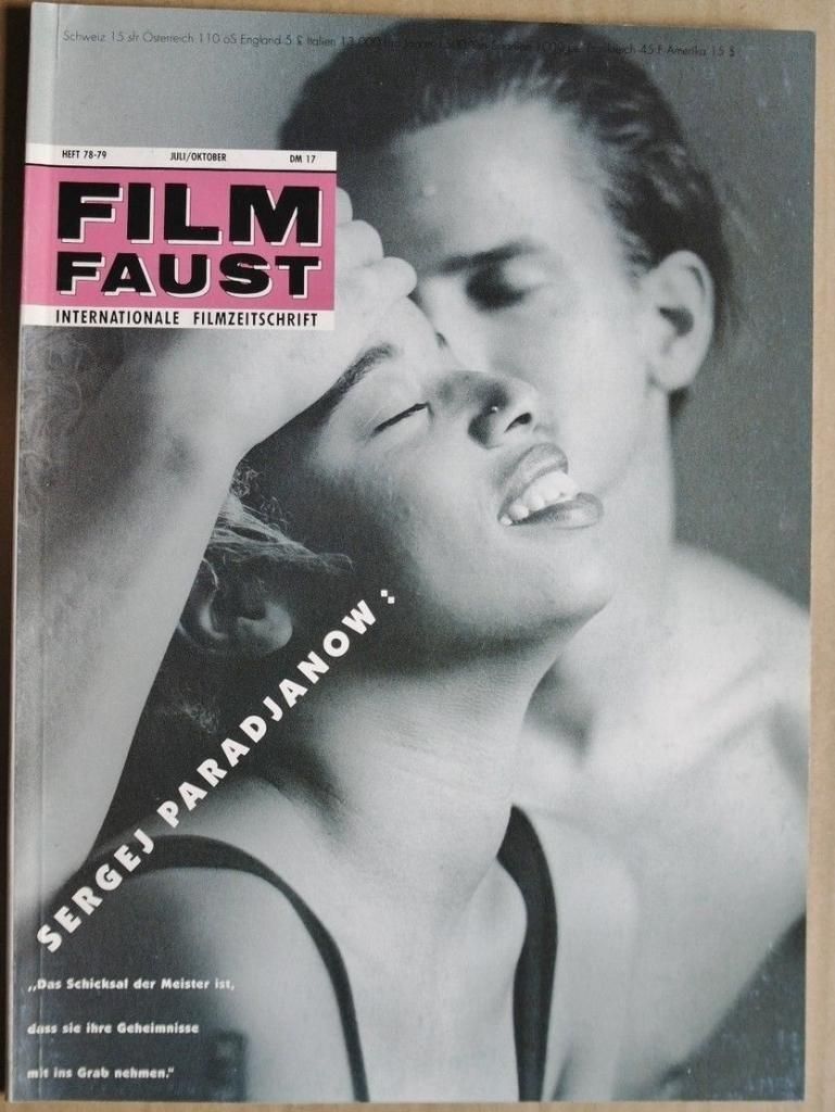 FILMFAUST magazine side cover Issue 78/79 July/October 1989