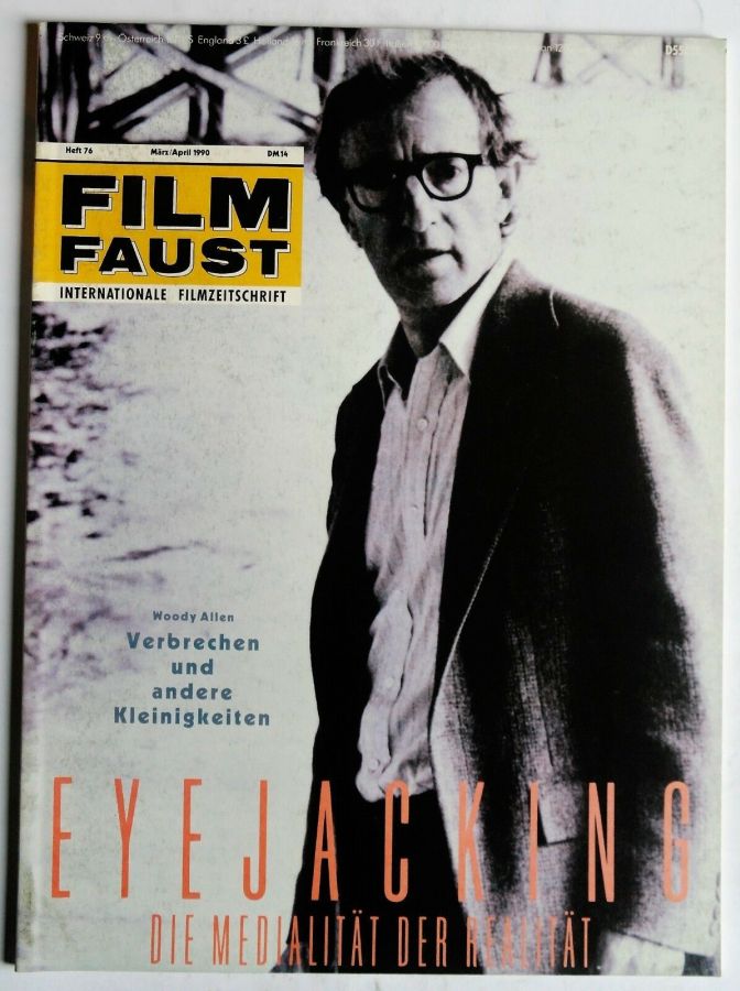 FILMFAUST magazine side cover Issue 76 March/April 1990