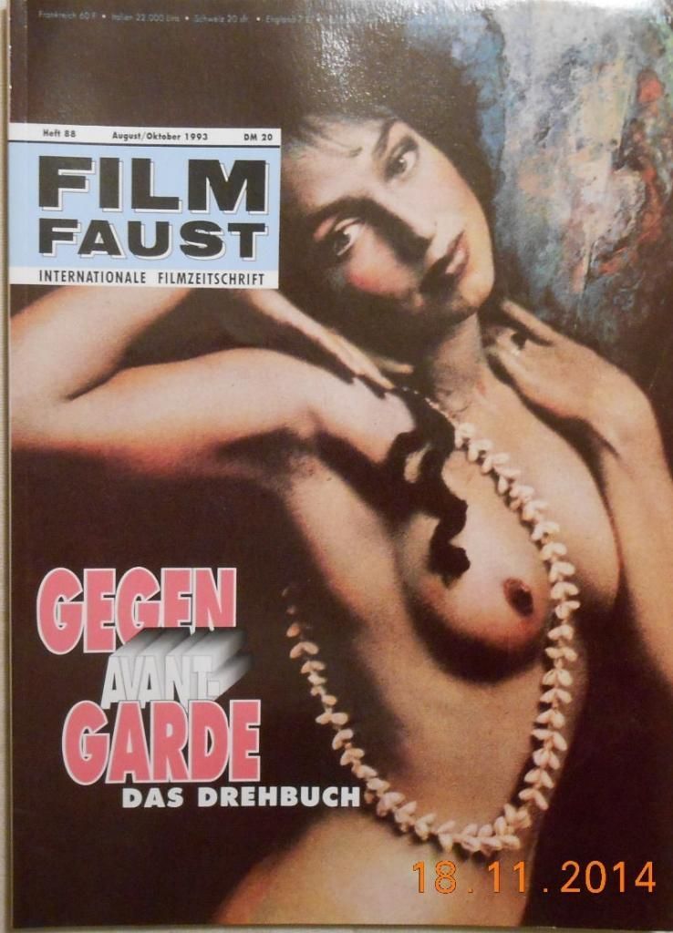 FILMFAUST magazine side cover Issue 88 August/September/October 1993