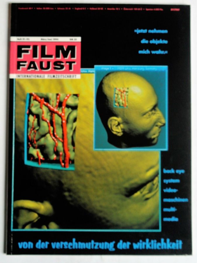 FILMFAUST magazine side cover Issue 91/92 March-June 1994