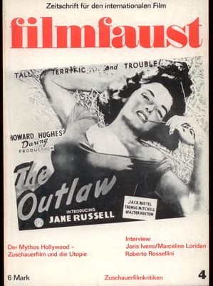 FILMFAUST magazine side cover Issue 4   1977