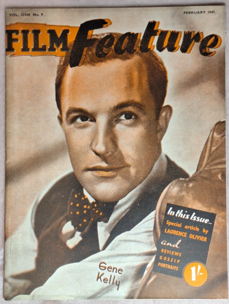 FILM FEATURE magazine side cover Issue v1n9  February 1947