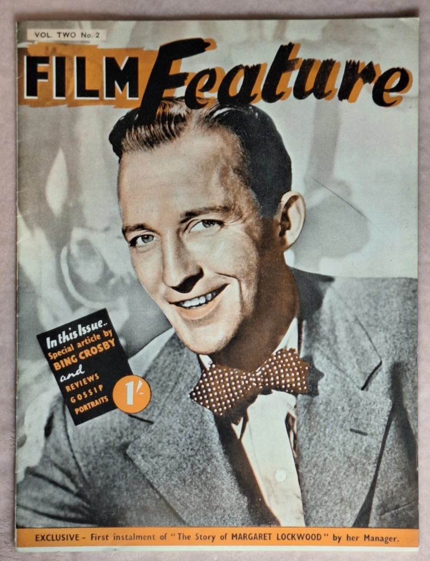 FILM FEATURE magazine side cover Issue v2n2   1947