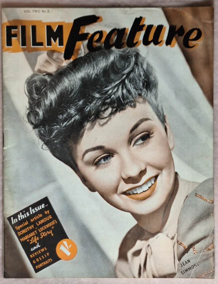 FILM FEATURE magazine side cover Issue v2n3   1947