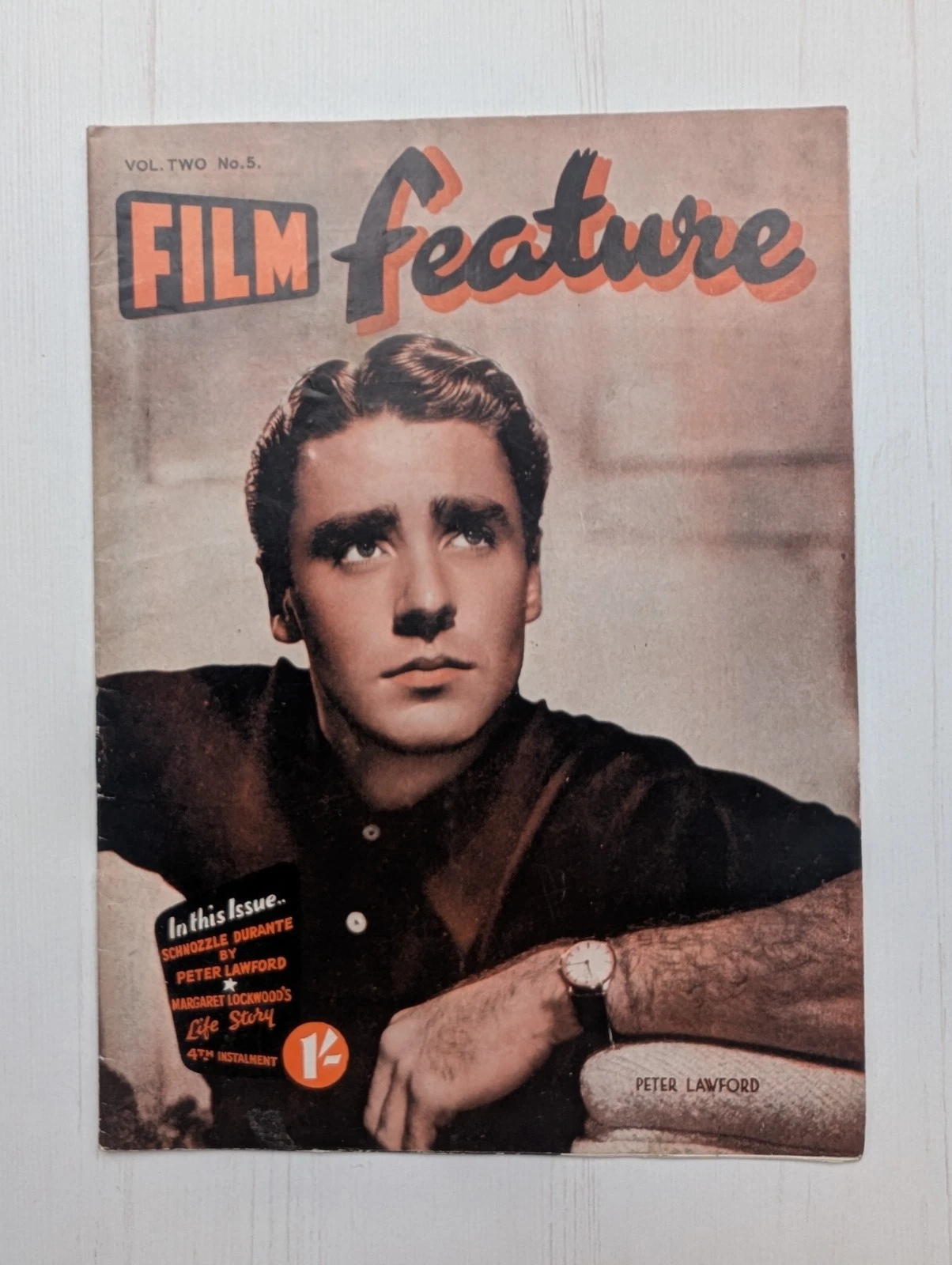 FILM FEATURE magazine side cover Issue v2n5   1947