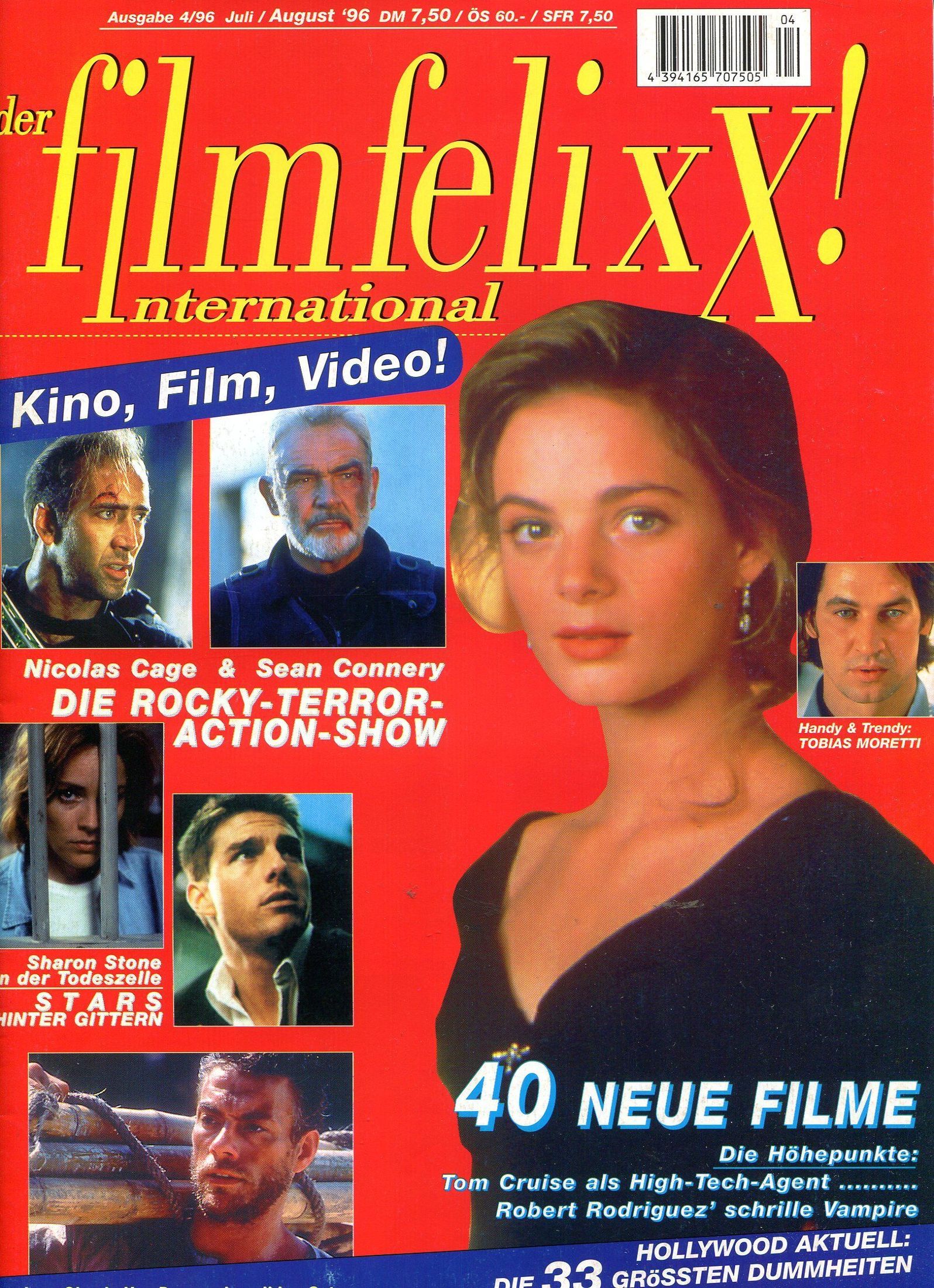 FILM INTERNATIONAL magazine side cover Issue 4  July/August 1996