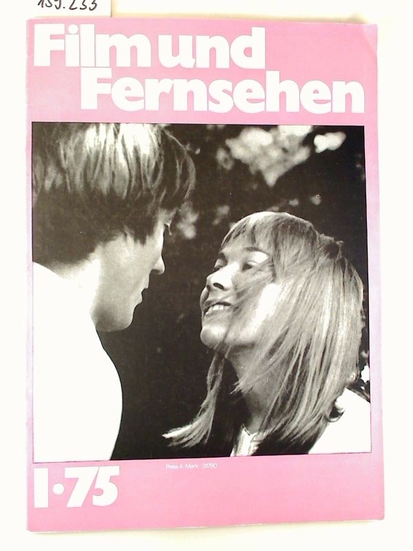 FILM UND FERNSEHEN magazine side cover Issue 1  1975