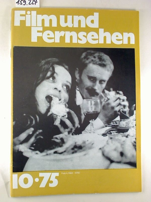 FILM UND FERNSEHEN magazine side cover Issue 10  1975
