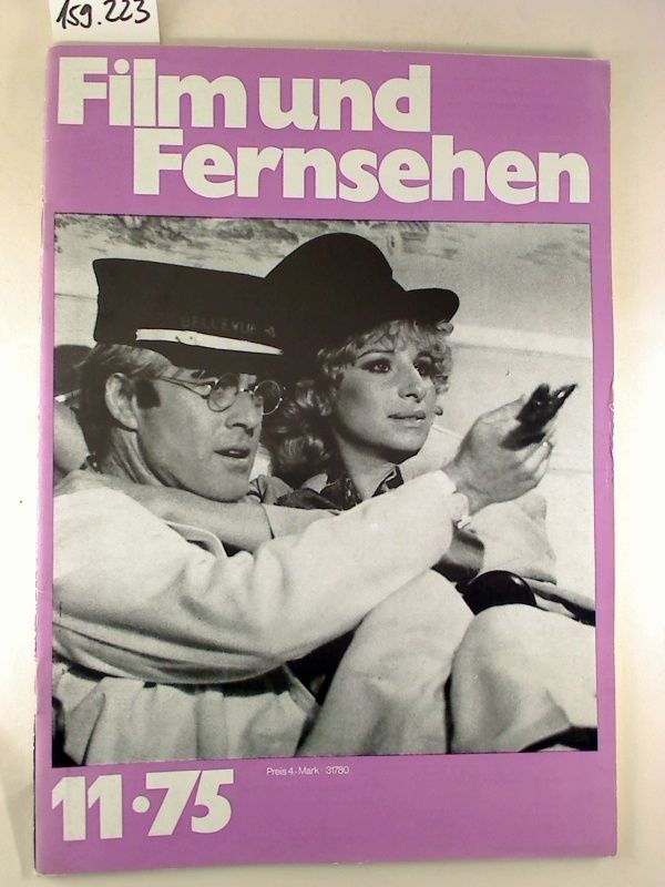 FILM UND FERNSEHEN magazine side cover Issue 11  1975