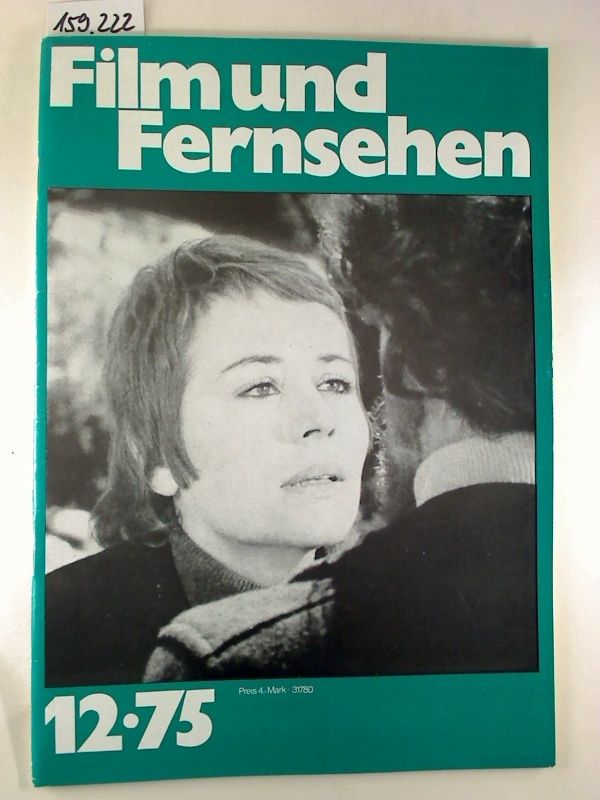 FILM UND FERNSEHEN magazine side cover Issue 12  1975
