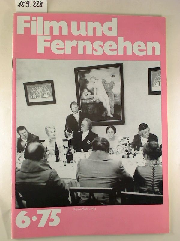 FILM UND FERNSEHEN magazine side cover Issue 6  1975