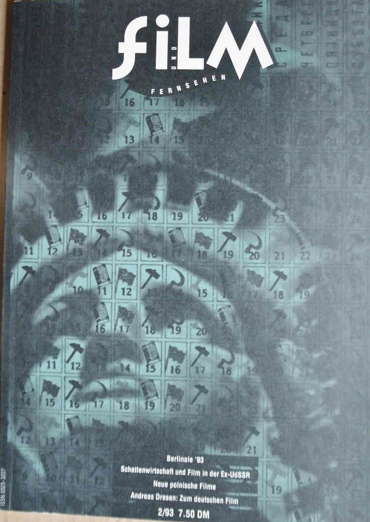 FILM UND FERNSEHEN magazine side cover Issue 2  1993