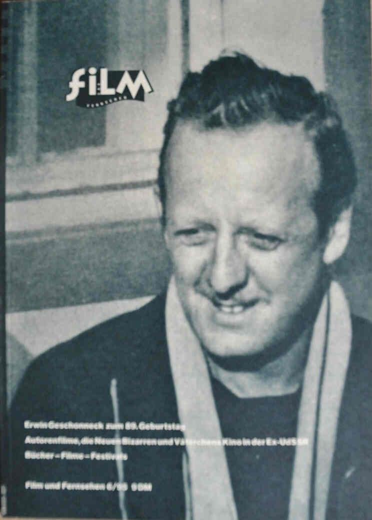 FILM UND FERNSEHEN magazine side cover Issue 6  1995