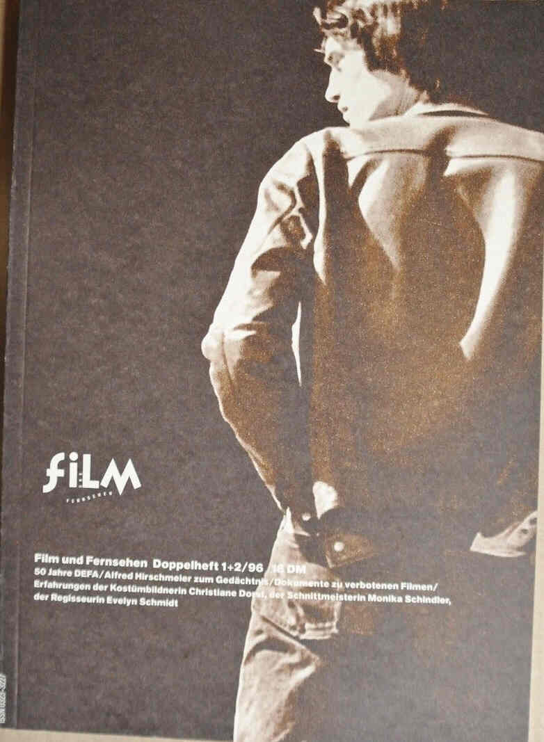 FILM UND FERNSEHEN magazine side cover Issue 1/2  1996