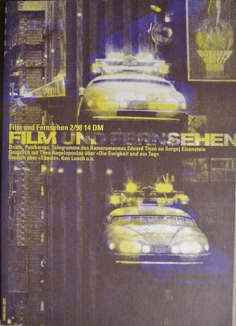 FILM UND FERNSEHEN magazine side cover Issue 2  1998