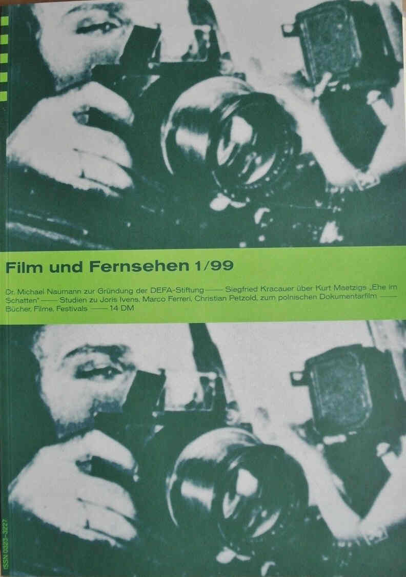 FILM UND FERNSEHEN magazine side cover Issue 1  1999
