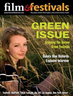 FILM AND FESTIVALS magazine side cover Issue 8 October 2008