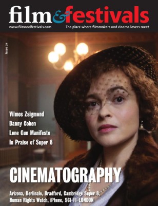 FILM AND FESTIVALS magazine side cover Issue 27 April/May 2011