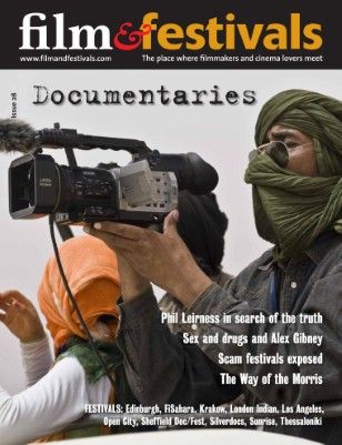 FILM AND FESTIVALS magazine side cover Issue 28 June/July/August 2011