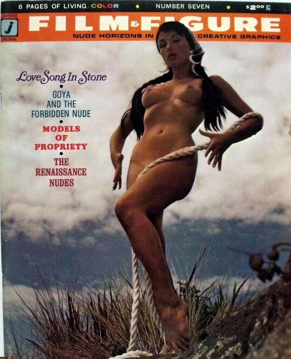 FILM AND FIGURE magazine side cover Issue 7  Vol 2 No  3 Spring 1967