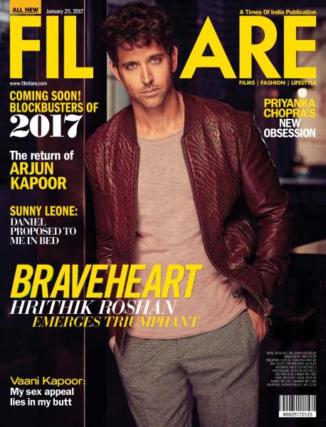 FILMFARE magazine side cover 25 January 2017