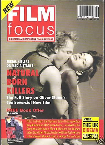 FILM FOCUS magazine side cover Issue 2 December 1994