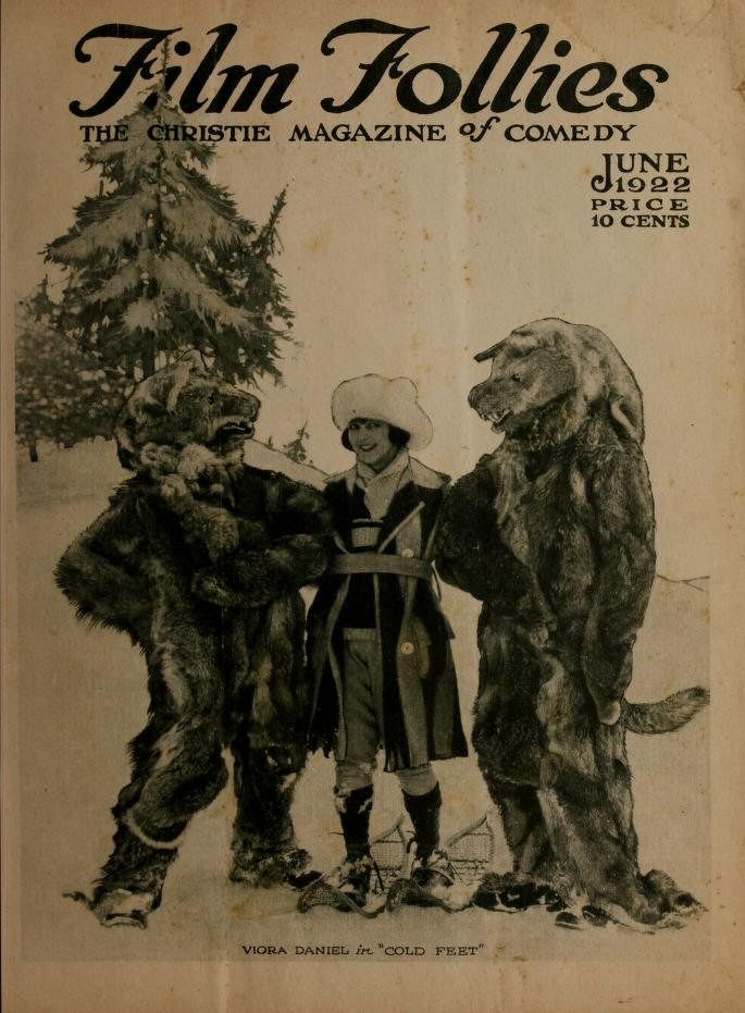 FILM FOLLIES magazine side cover  June 1922