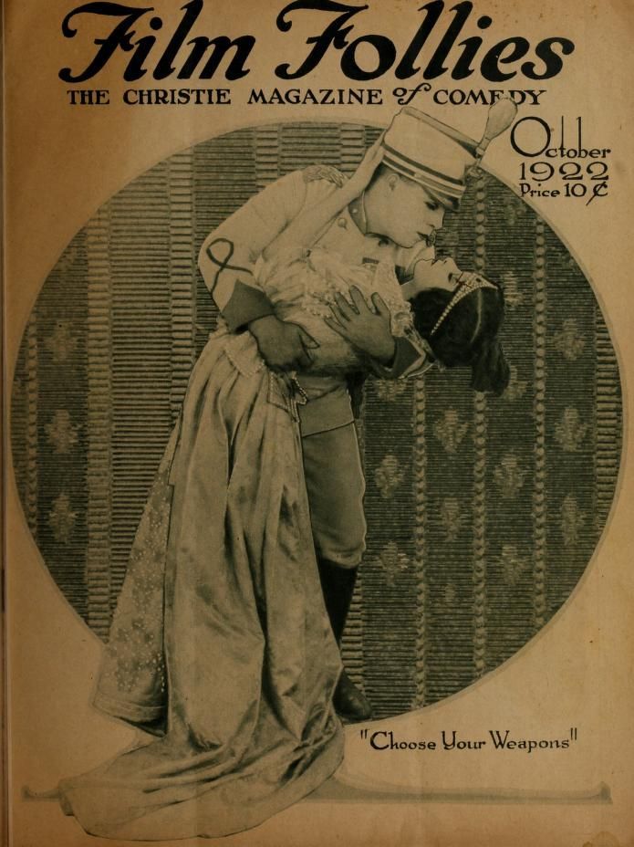 FILM FOLLIES magazine side cover  October 1922