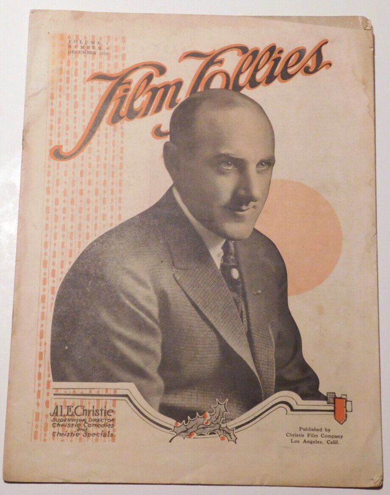FILM FOLLIES magazine side cover  December 1919