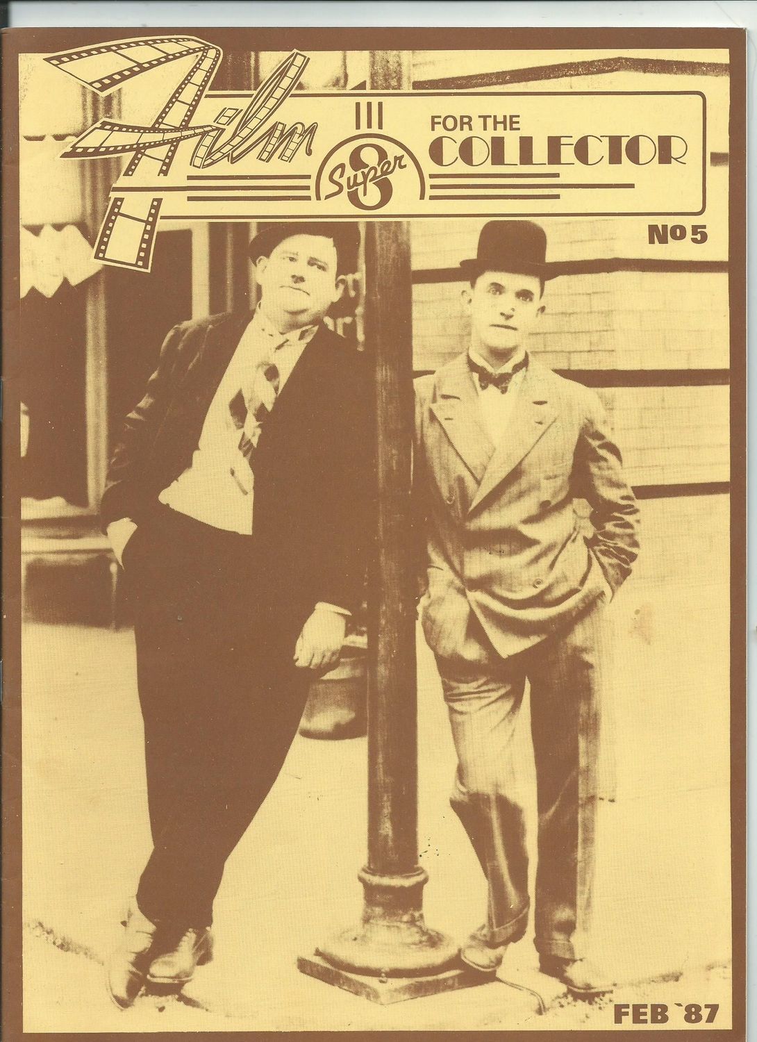 FILM FOR THE COLLECTOR magazine side cover Issue 5  February 1987
