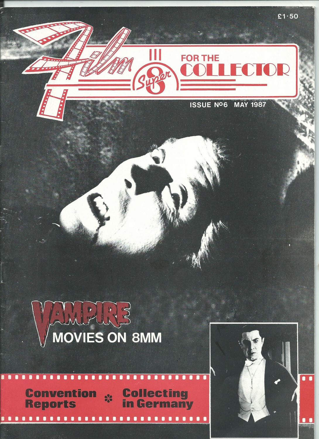 FILM FOR THE COLLECTOR magazine side cover Issue 6  May 1987