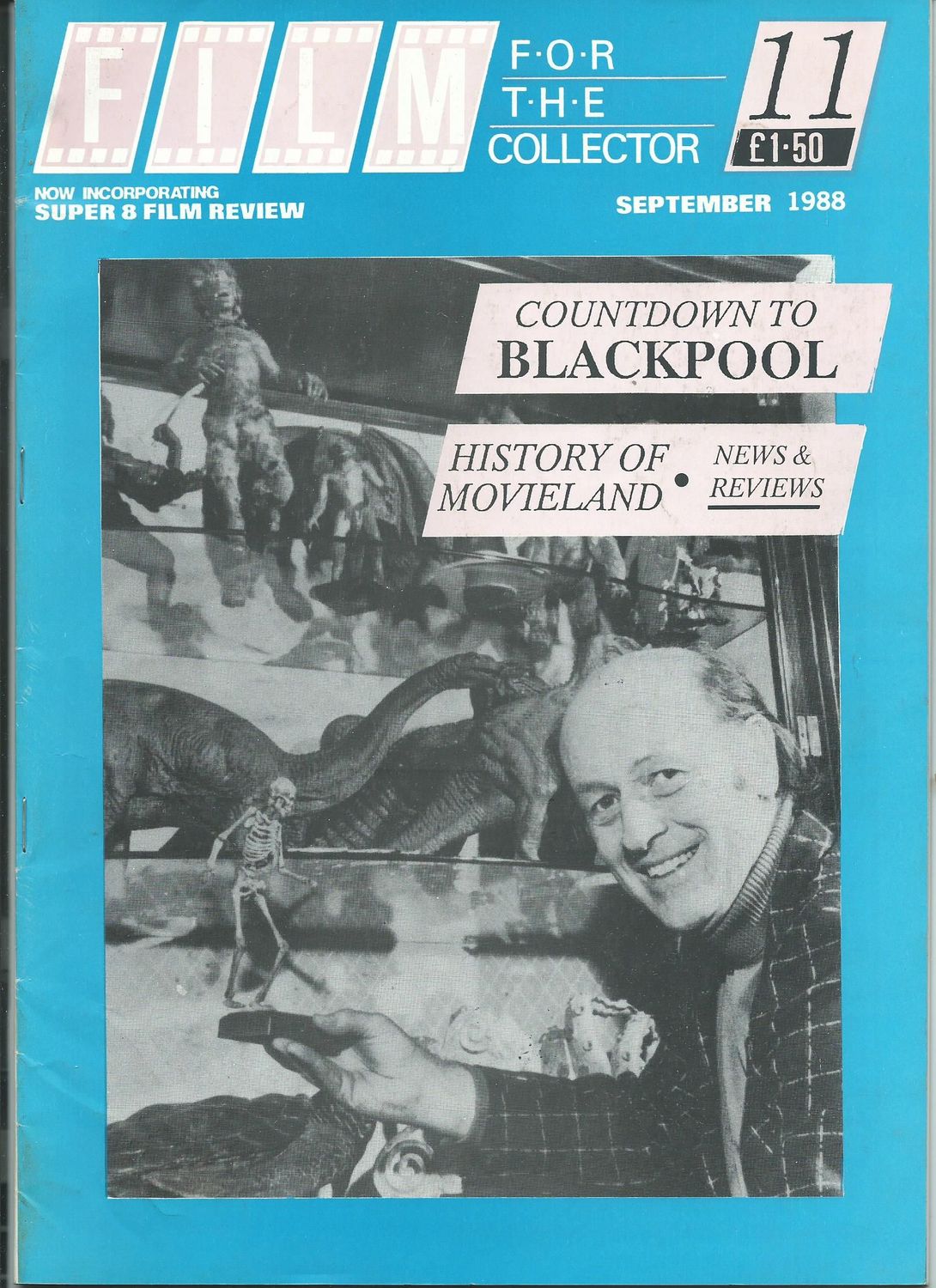FILM FOR THE COLLECTOR magazine side cover Issue 11  September 1988