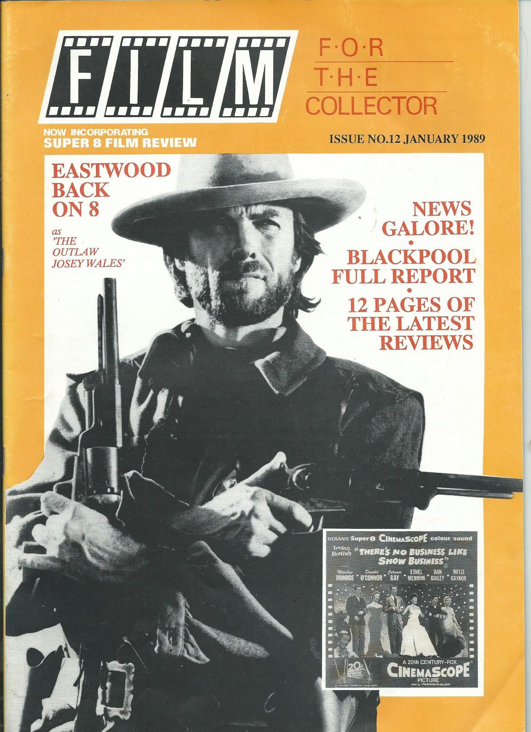 FILM FOR THE COLLECTOR magazine side cover Issue 12  January 1989