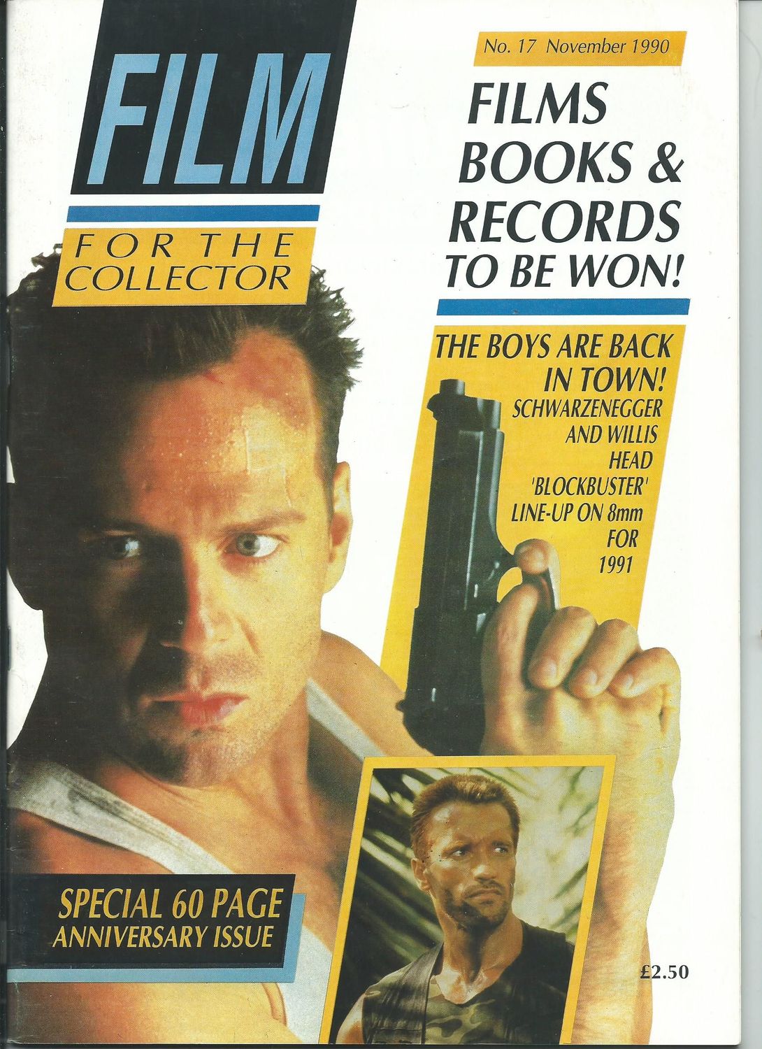 FILM FOR THE COLLECTOR magazine side cover Issue 17  November 1990