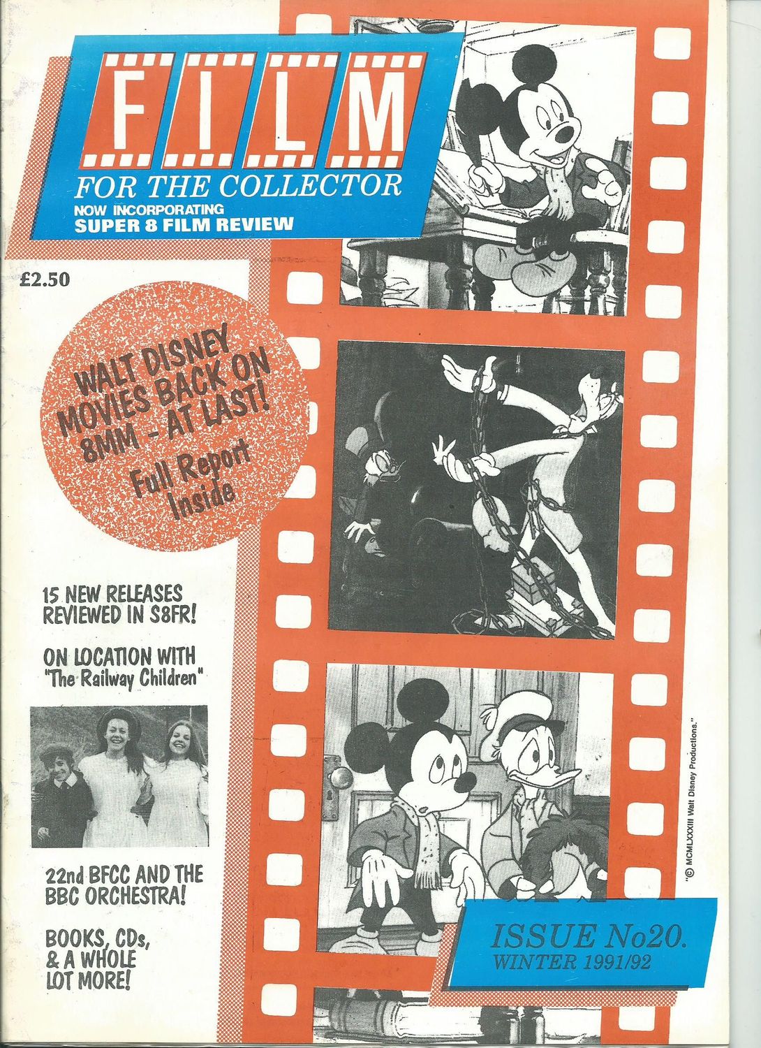 FILM FOR THE COLLECTOR magazine side cover Issue 20 Winter 1991