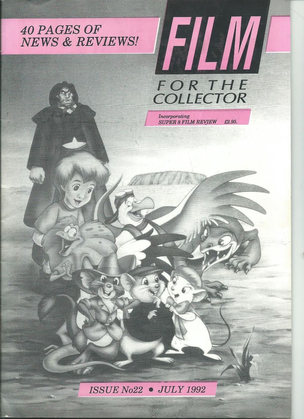 FILM FOR THE COLLECTOR magazine side cover Issue 22  July 1992