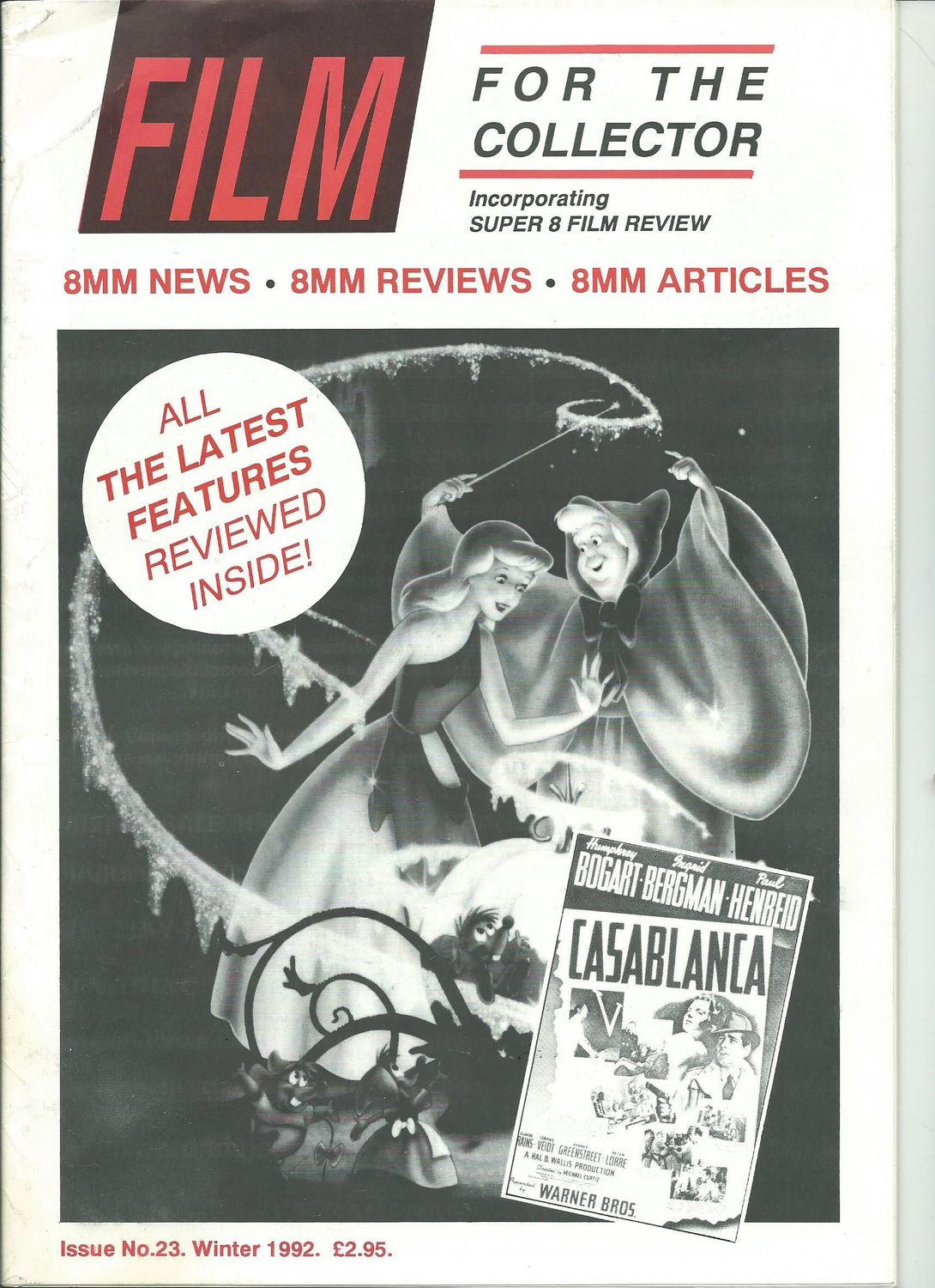 FILM FOR THE COLLECTOR magazine side cover Issue 23 Winter 1992