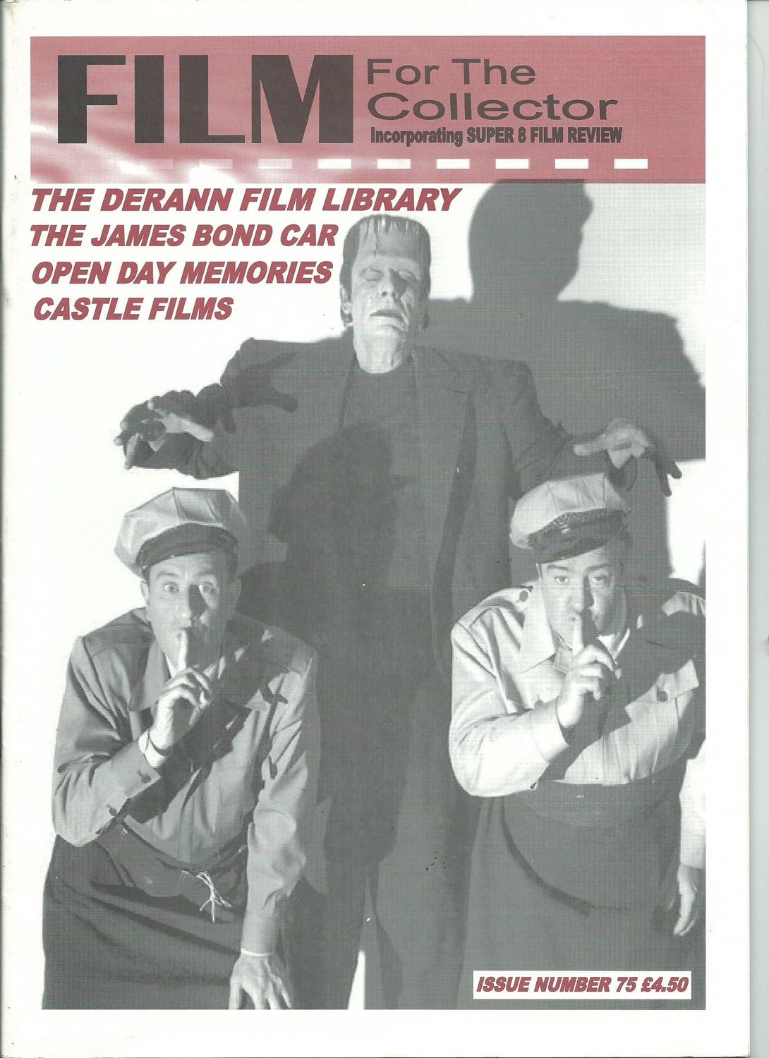 FILM FOR THE COLLECTOR magazine side cover Issue 75 Summer 2011