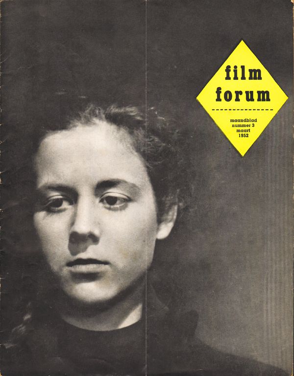 FILM FORUM (Neth) magazine side cover Issue 3  March 1952