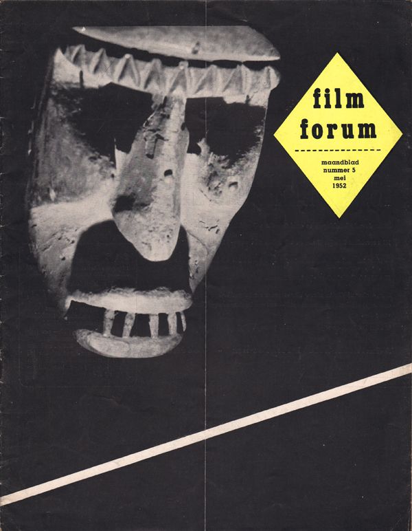 FILM FORUM (Neth) magazine side cover Issue 5  May 1952